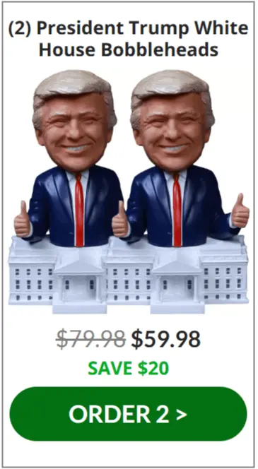 Trump Bobblehead package price